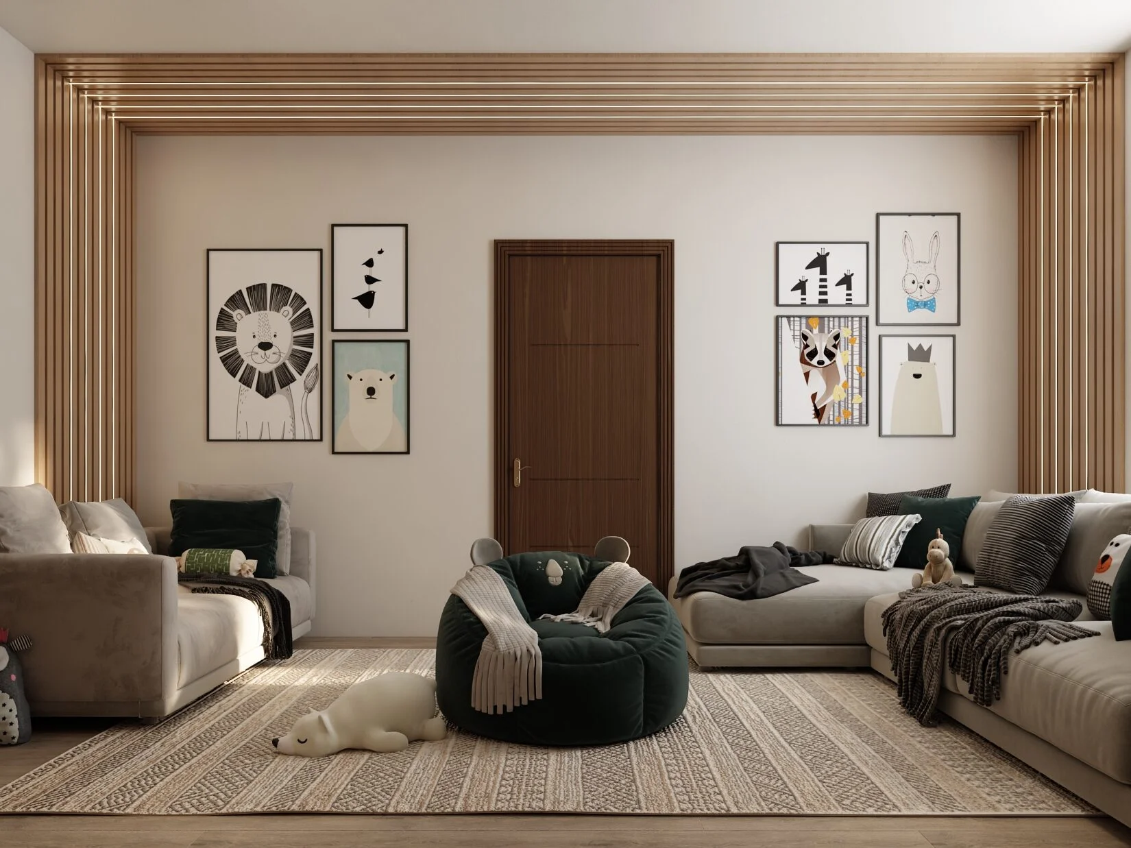 playroom villa interior design